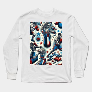 Ringside Rhythms: The Boxing Beat Long Sleeve T-Shirt